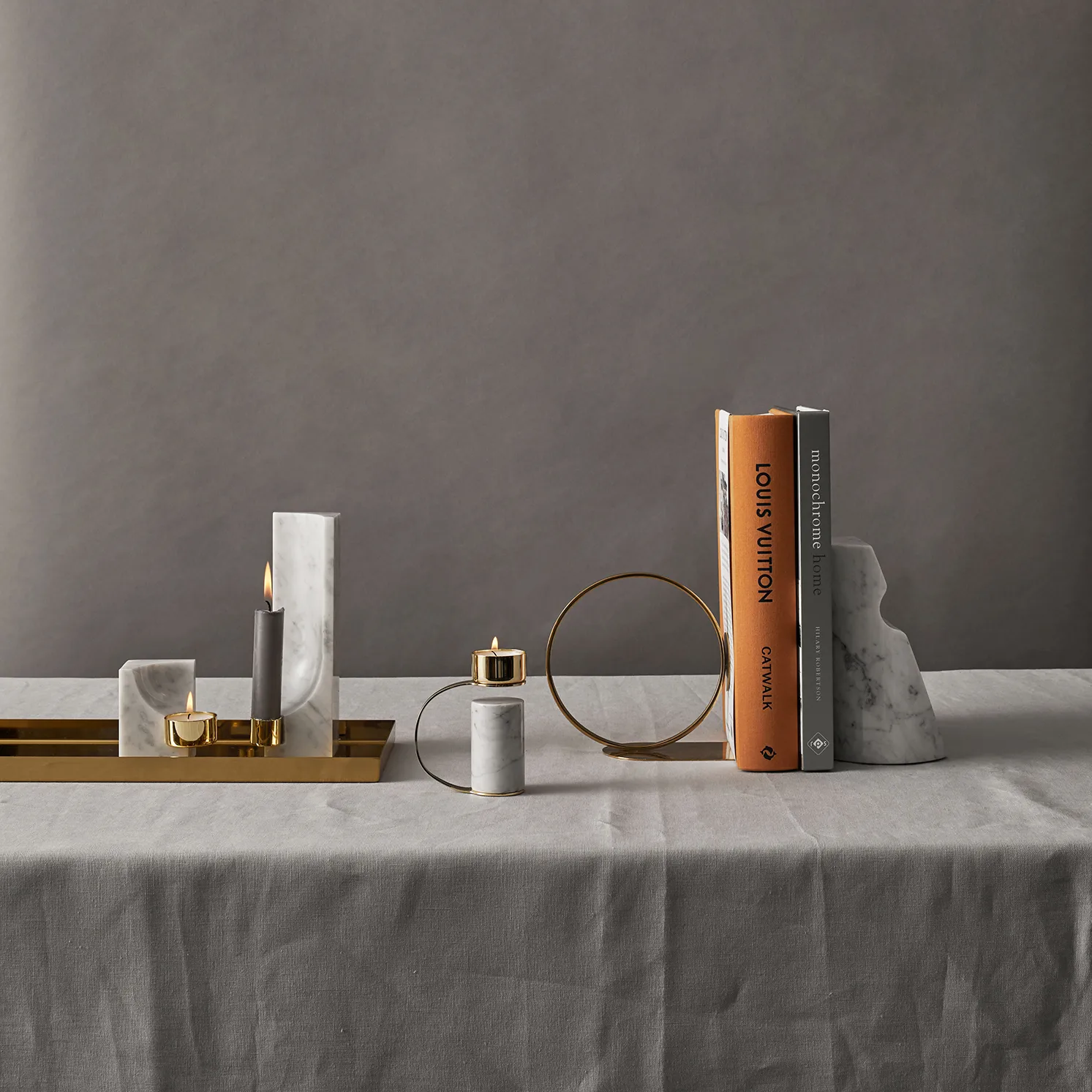 Quarter 烛台 , carrara Cooee Design