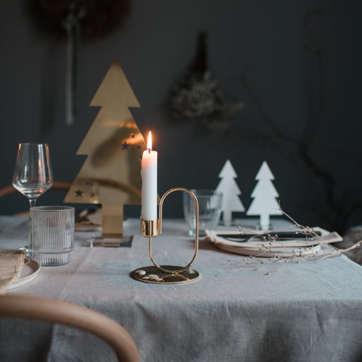 Swoop 烛台, brass Cooee Design