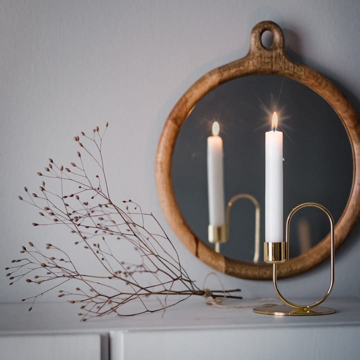 Swoop 烛台, brass Cooee Design