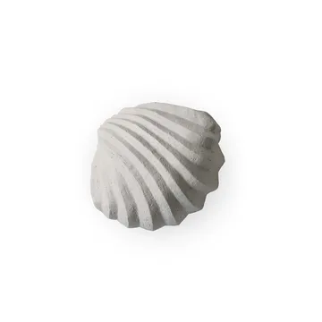The Clam Shell 雕塑13cm - 石灰岩色 - Cooee Design
