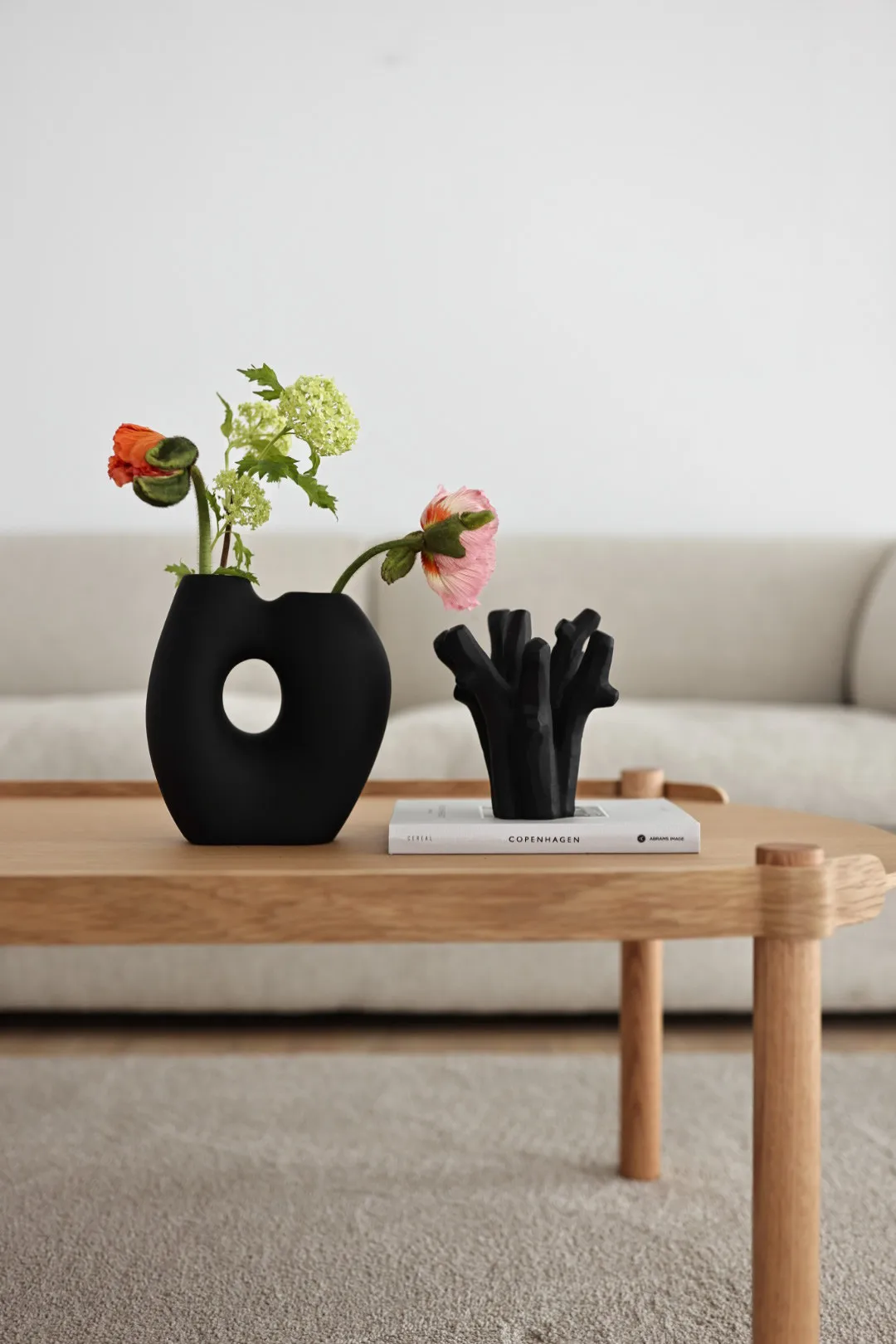 The Coral Tree 雕塑15.5cm, 煤黑色 Cooee Design