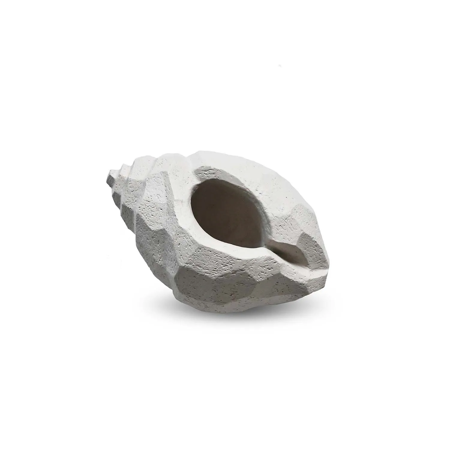 The Pear Shell 雕塑16cm, 石灰岩色 Cooee Design