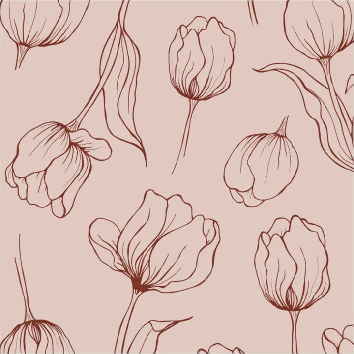 Tulipa 餐巾 33x33cm - 浅粉色 - Cooee Design