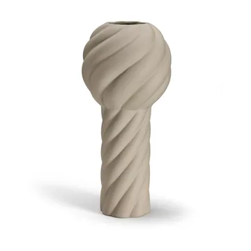 Twist 柱形花瓶34cm - 沙色 - Cooee Design