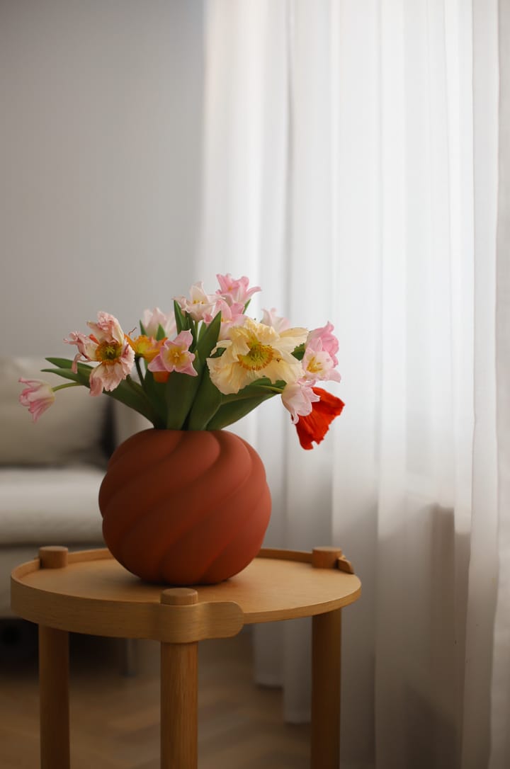Twist ball 花瓶 20 cm, Brick 红色 Cooee Design