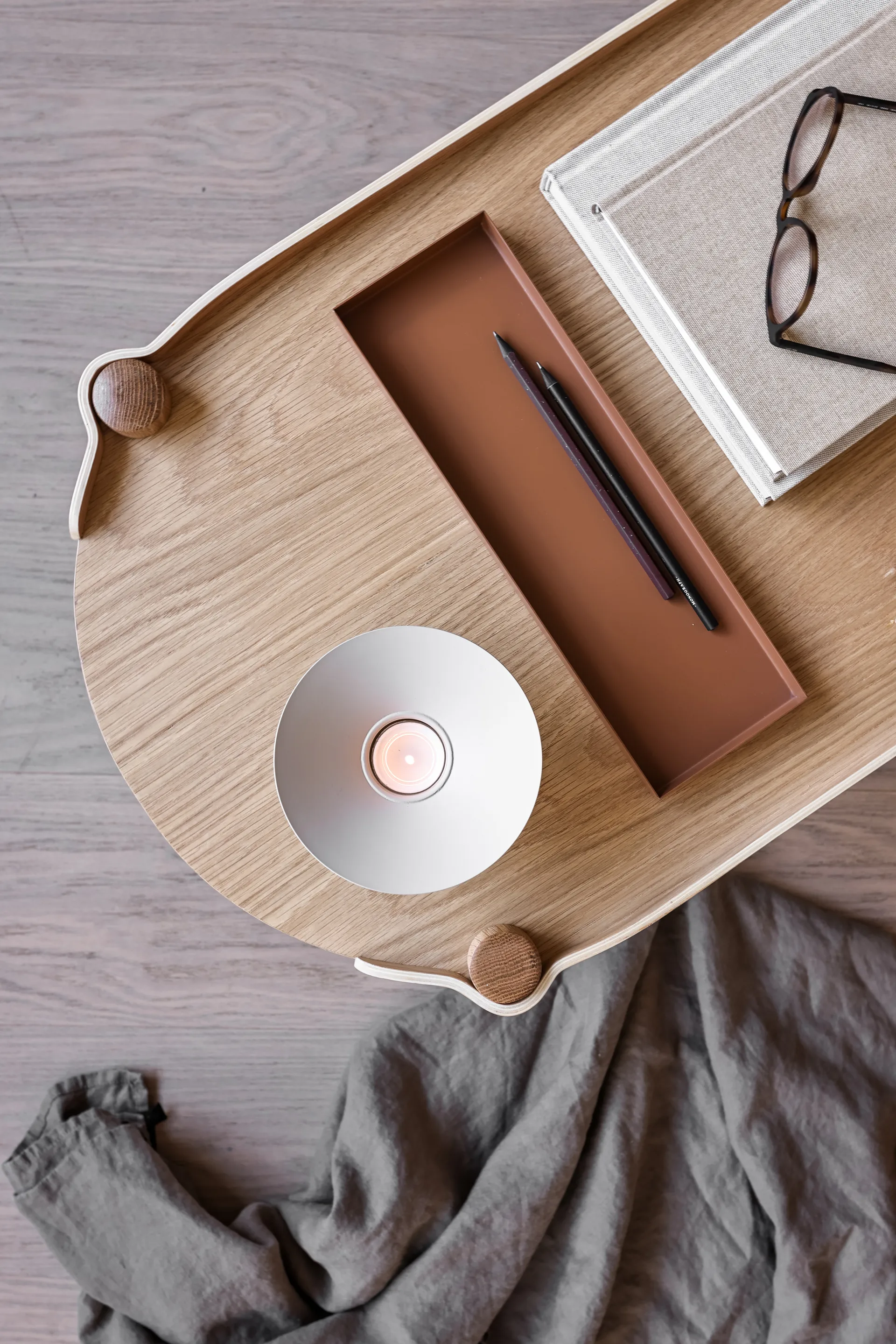 Uma 烛台/茶灯台, 沙色 Cooee Design