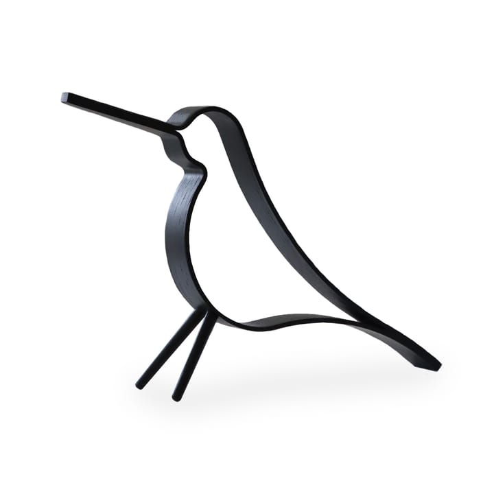 Woody Bird large - 黑色-stained oak wood - Cooee Design