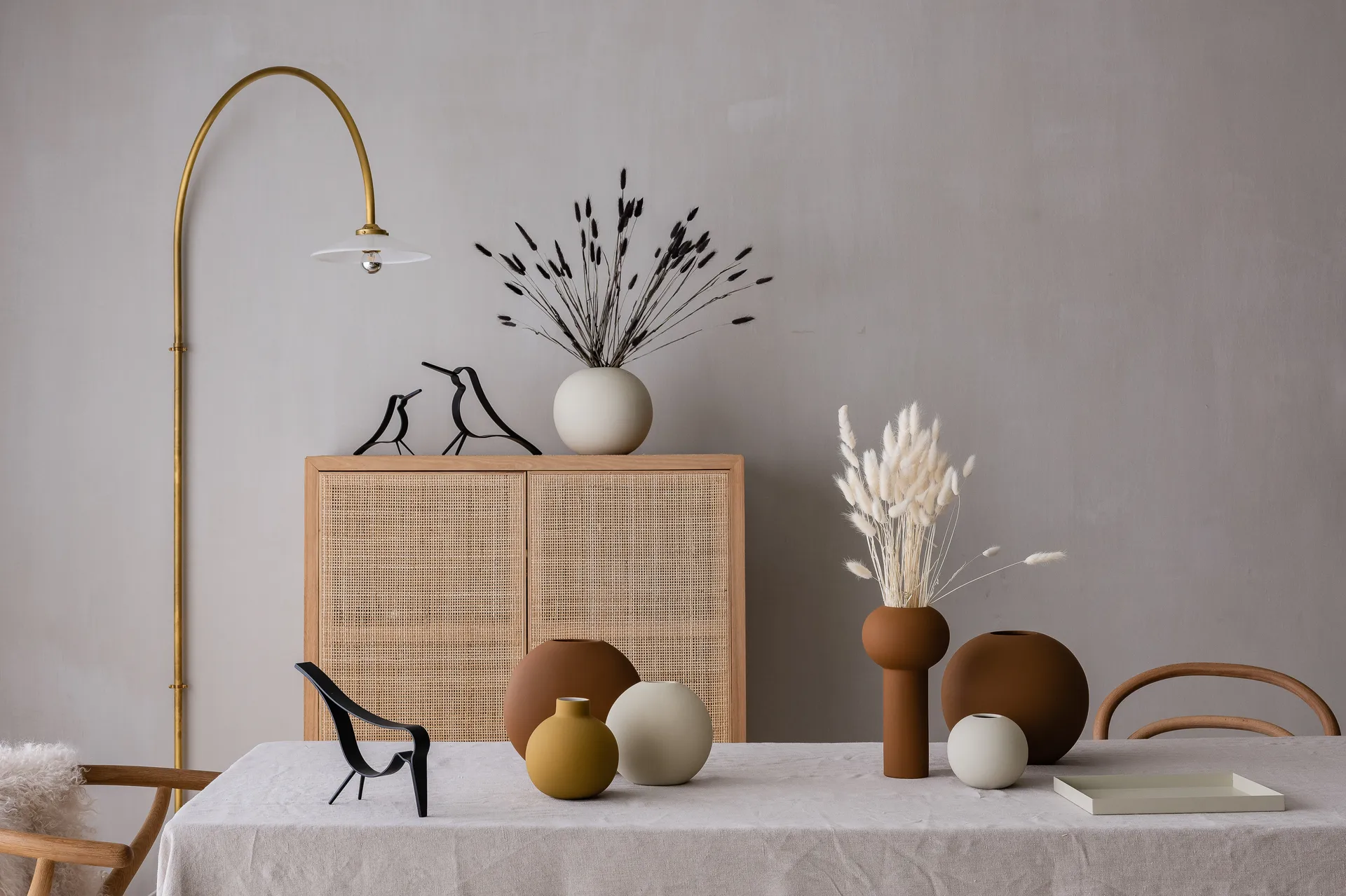 Woody Bird 木质小鸟中号, 染黑橡木 Cooee Design