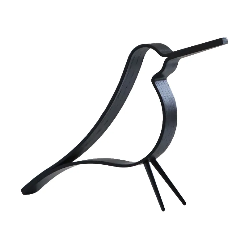 Woody Bird 木质小鸟小号, 黑色染色橡木 Cooee Design