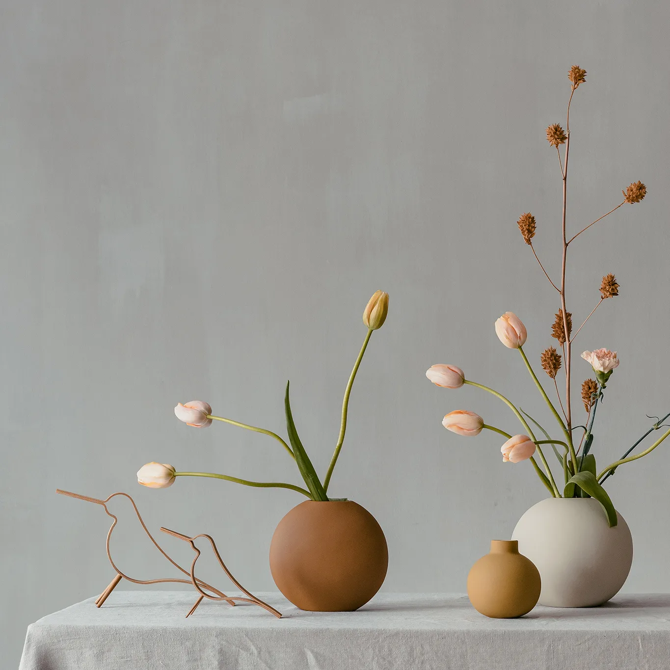Woody Bird 木质小鸟小号, 橡木 Cooee Design