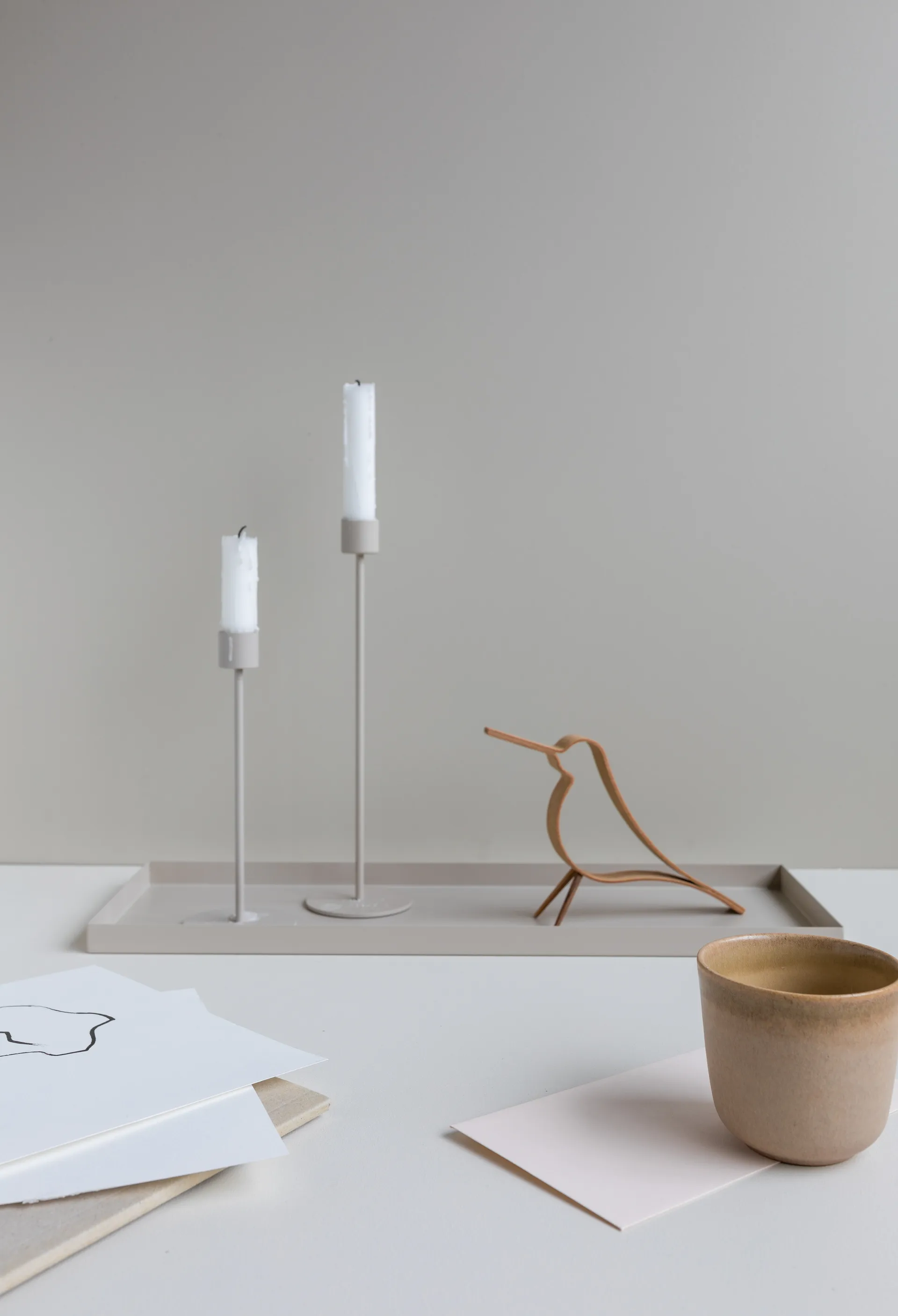 Woody Bird 木质小鸟小号, 橡木 Cooee Design