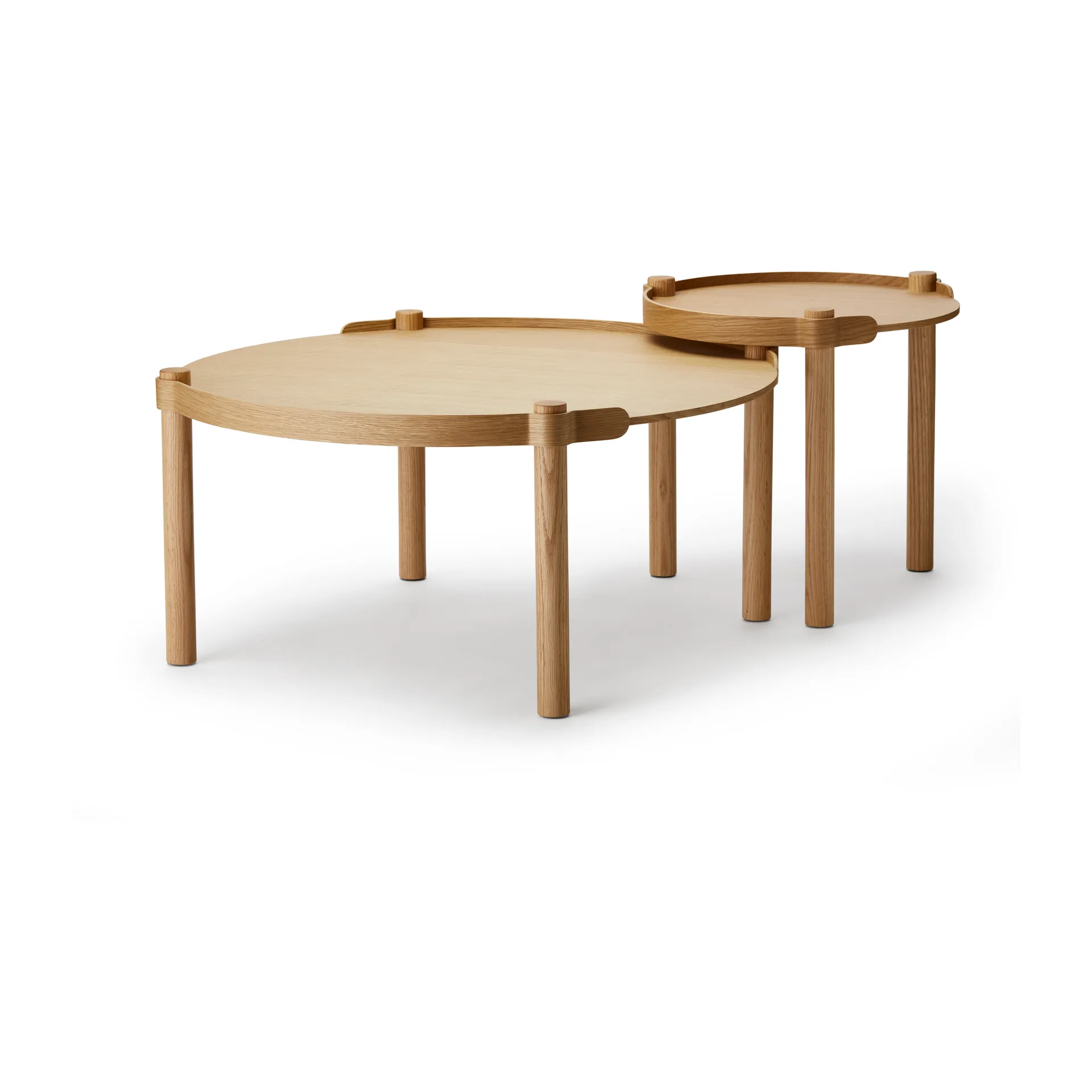 Woody table Ø45 cm, Oak Cooee Design