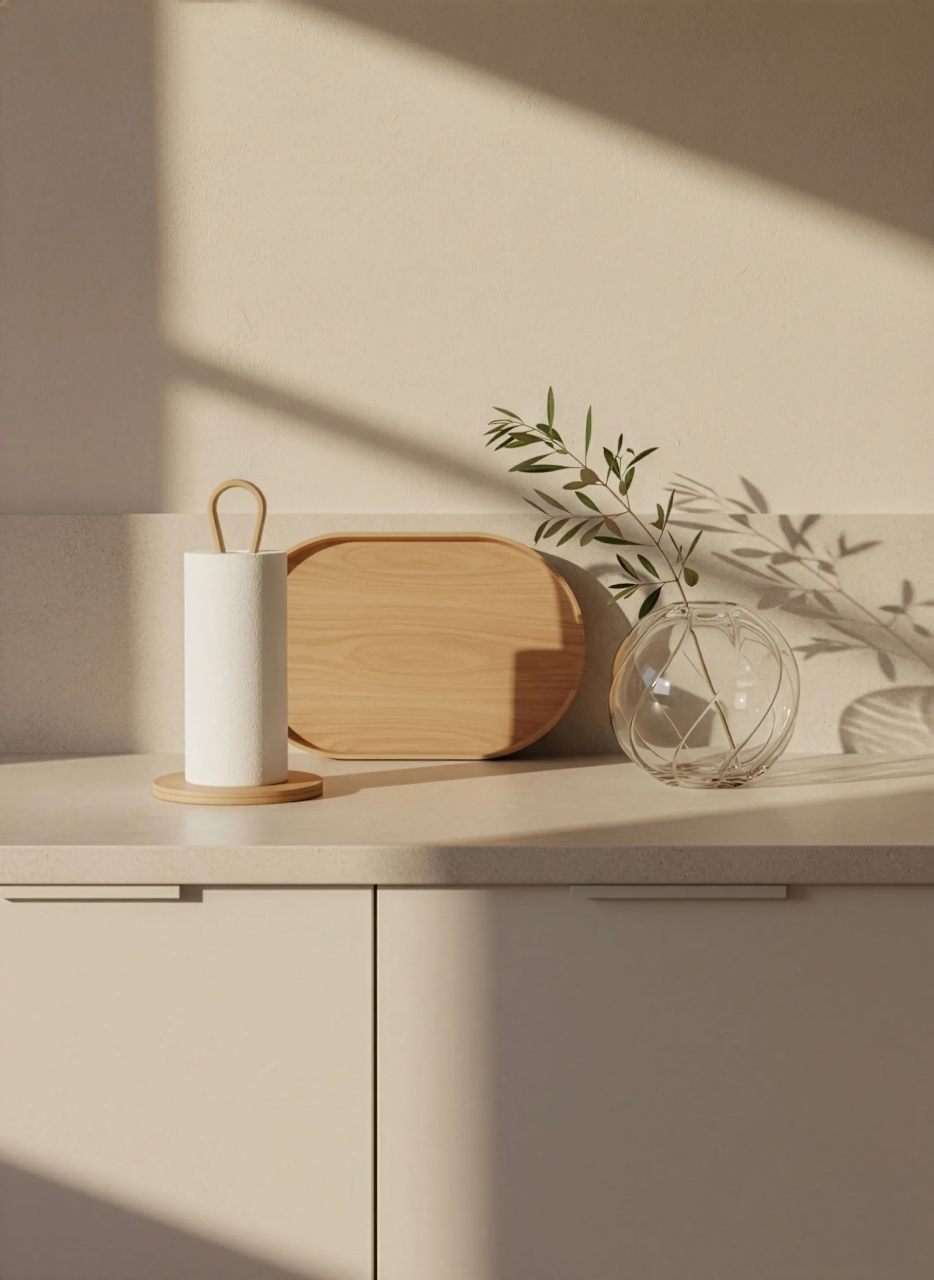 Woody 纸巾架, 橡木色 Cooee Design