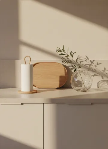 Woody 纸巾架 - 橡木色 - Cooee Design