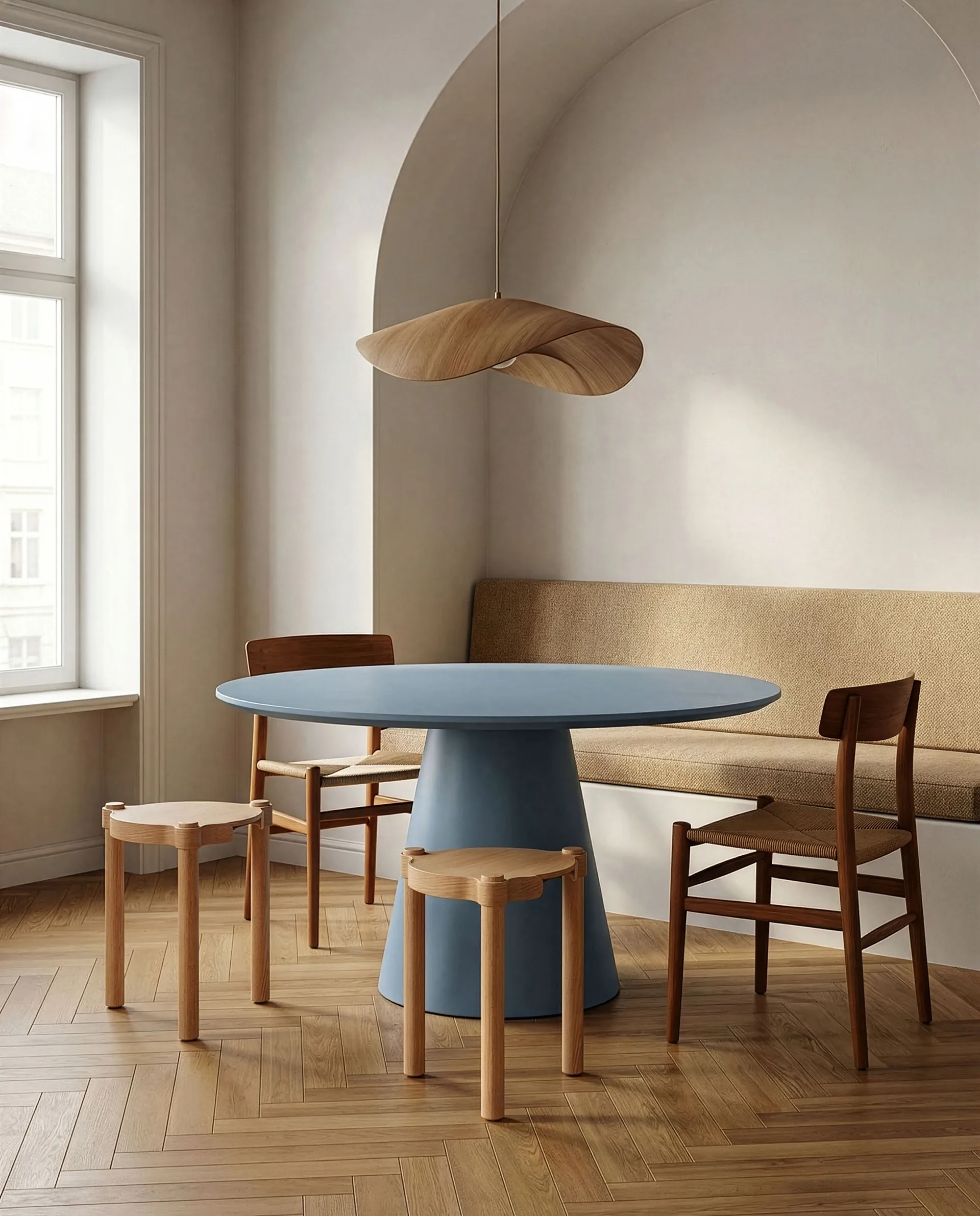 Woody 木质 凳子, 橡木 Cooee Design