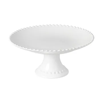 Pearl珍珠釉陶瓷蛋糕架托盘 - 白色_直径28.4cm - Costa Nova