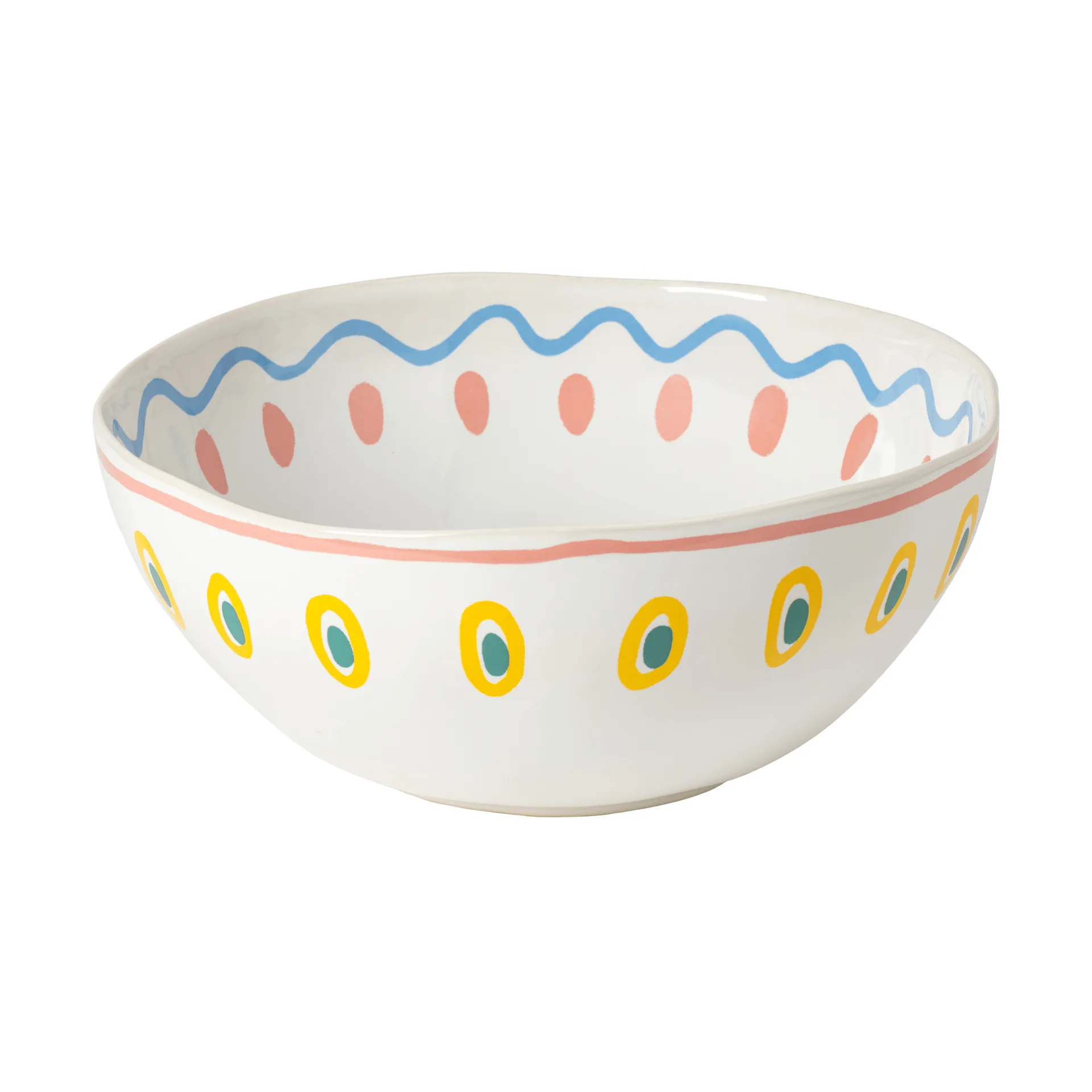 Summer Bliss陶瓷分餐碗大碗, 章鱼图案_直径28cm Costa Nova
