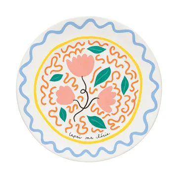 Summer Bliss陶瓷正餐盘 - Capri图案_直径24cm - Costa Nova