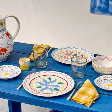 Summer Bliss陶瓷正餐盘 - Comporta图案_直径24cm - Costa Nova