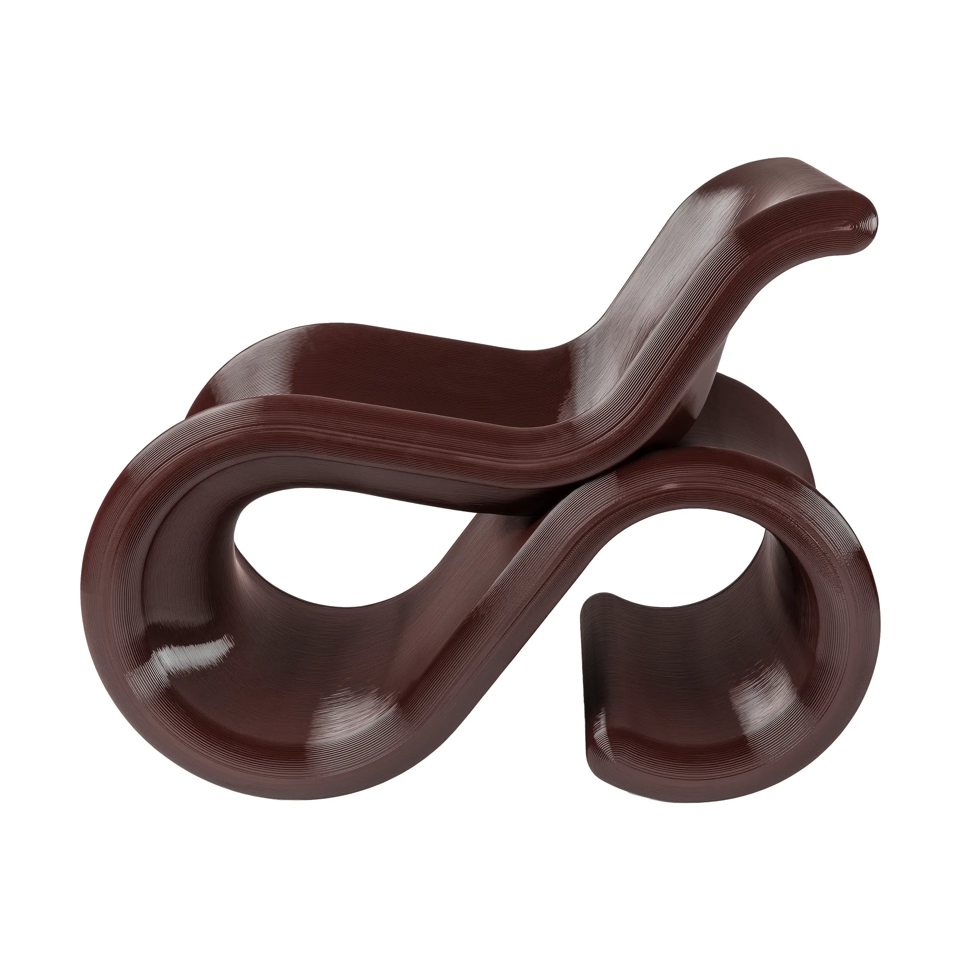 Éclair 闪电 休闲躺椅, 樱桃红 Crème Atelier
