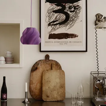 Soft Serve吊坠 - 薰衣草 -黄铜色 01 20cm - Crème Atelier