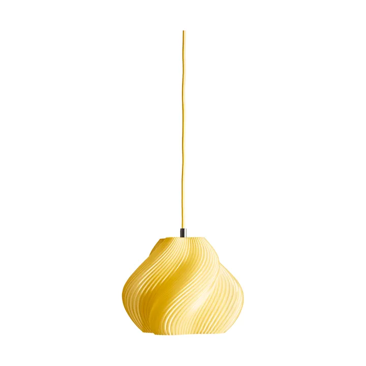 Soft Serve 吊灯 - 柠檬酒冰糕色_铬色_01款_20 cm - Crème Atelier