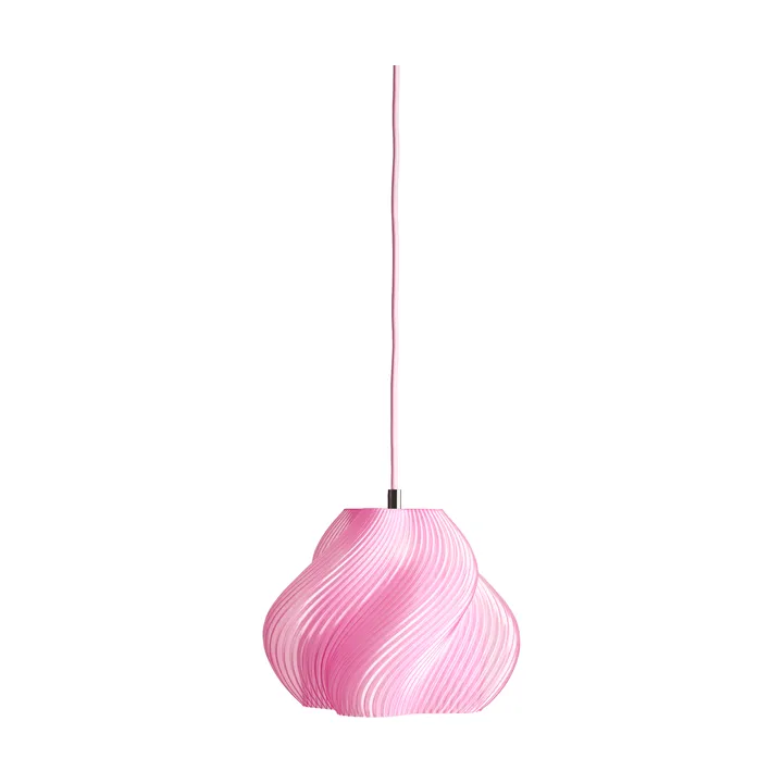 Soft Serve 吊灯 - 玫瑰冰糕色_铬色_01款_20 cm - Crème Atelier