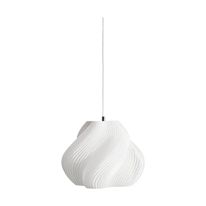 Soft Serve 吊灯 - 白色_铬色_02款_25 cm - Crème Atelier
