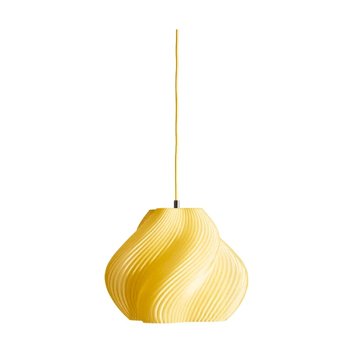 Soft Serve 吊灯 - 柠檬酒冰糕色_铬色_02款_25 cm - Crème Atelier