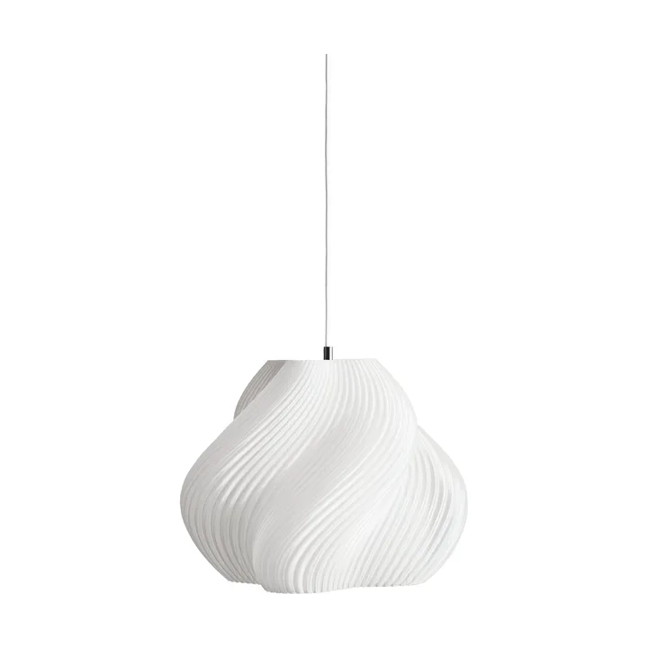 Soft Serve 吊灯 - 白色_铬色_03款_30 cm - Crème Atelier