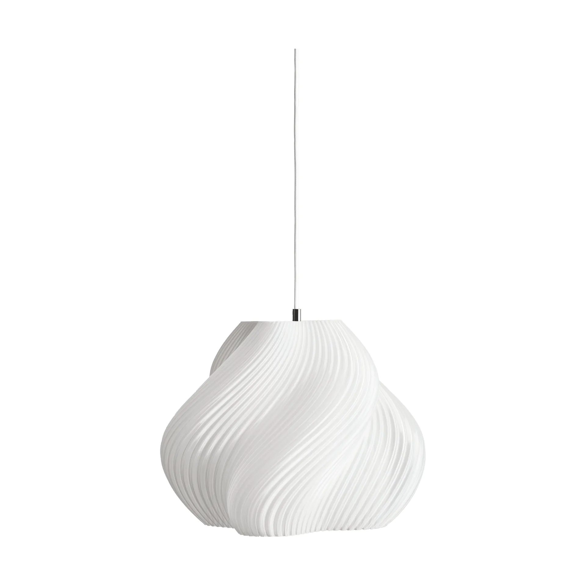 Soft Serve 吊灯, 白色_黄铜色_03款_30 cm Crème Atelier