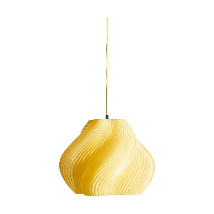 Soft Serve 吊灯 - 柠檬酒冰糕色_铬色_03款_30 cm - Crème Atelier