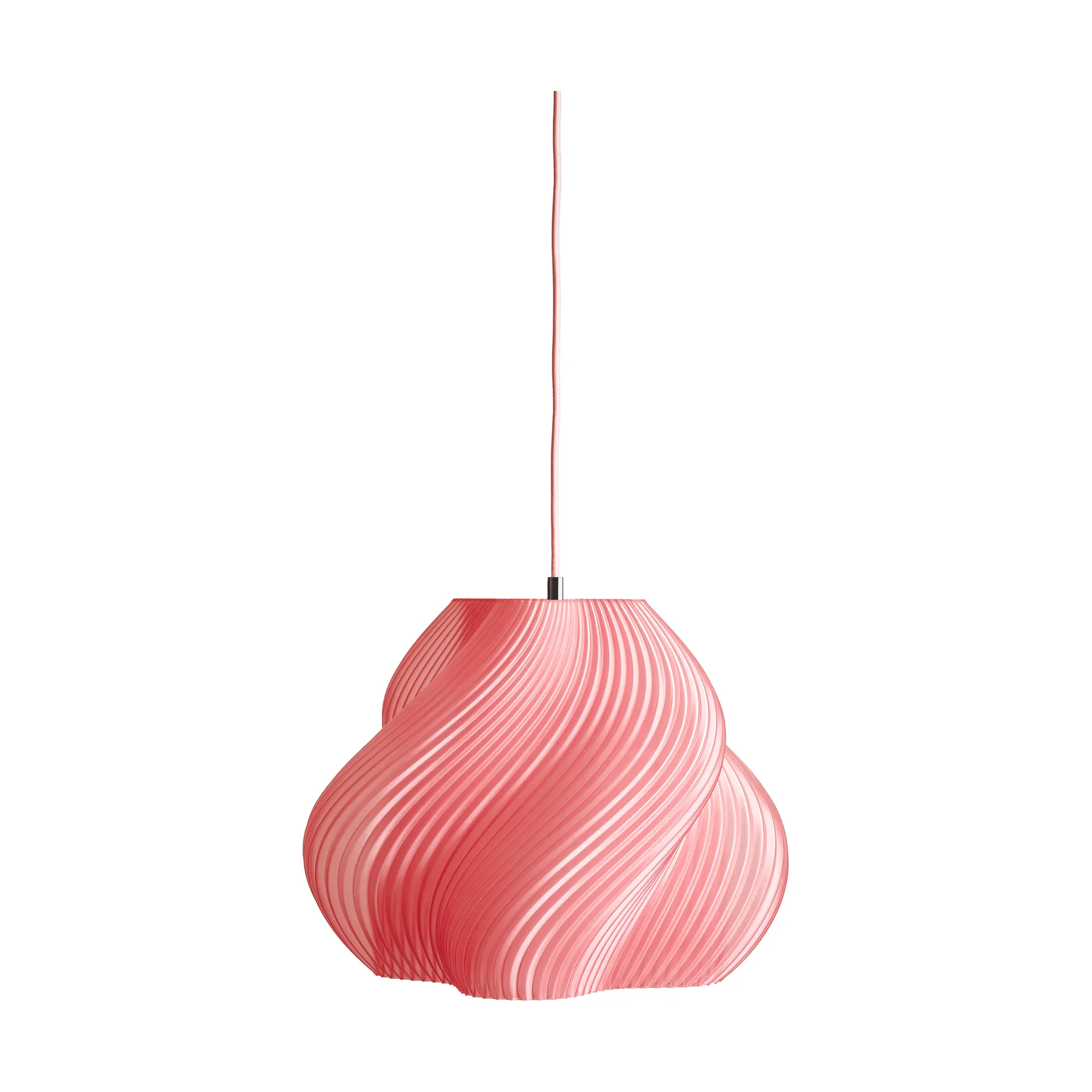 Soft Serve 吊灯, 桃子冰糕色_黄铜色_03款_30 cm Crème Atelier