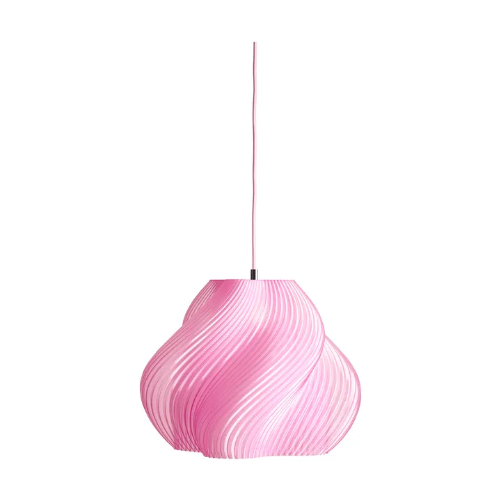 Soft Serve 吊灯 - 玫瑰冰糕色_铬色_03款_30 cm - Crème Atelier