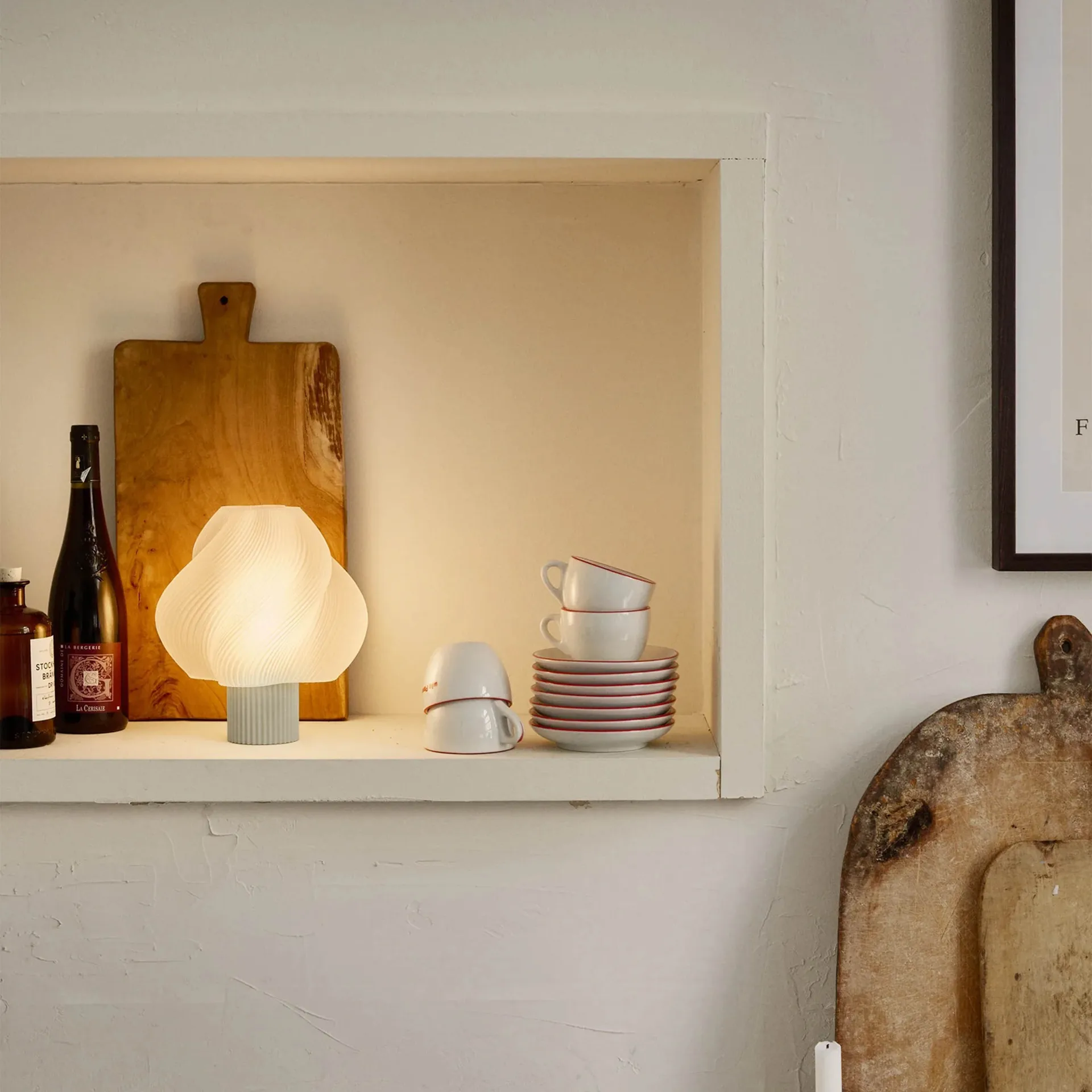 Soft Serve 便携式台灯, 香草豆色 23cm Crème Atelier