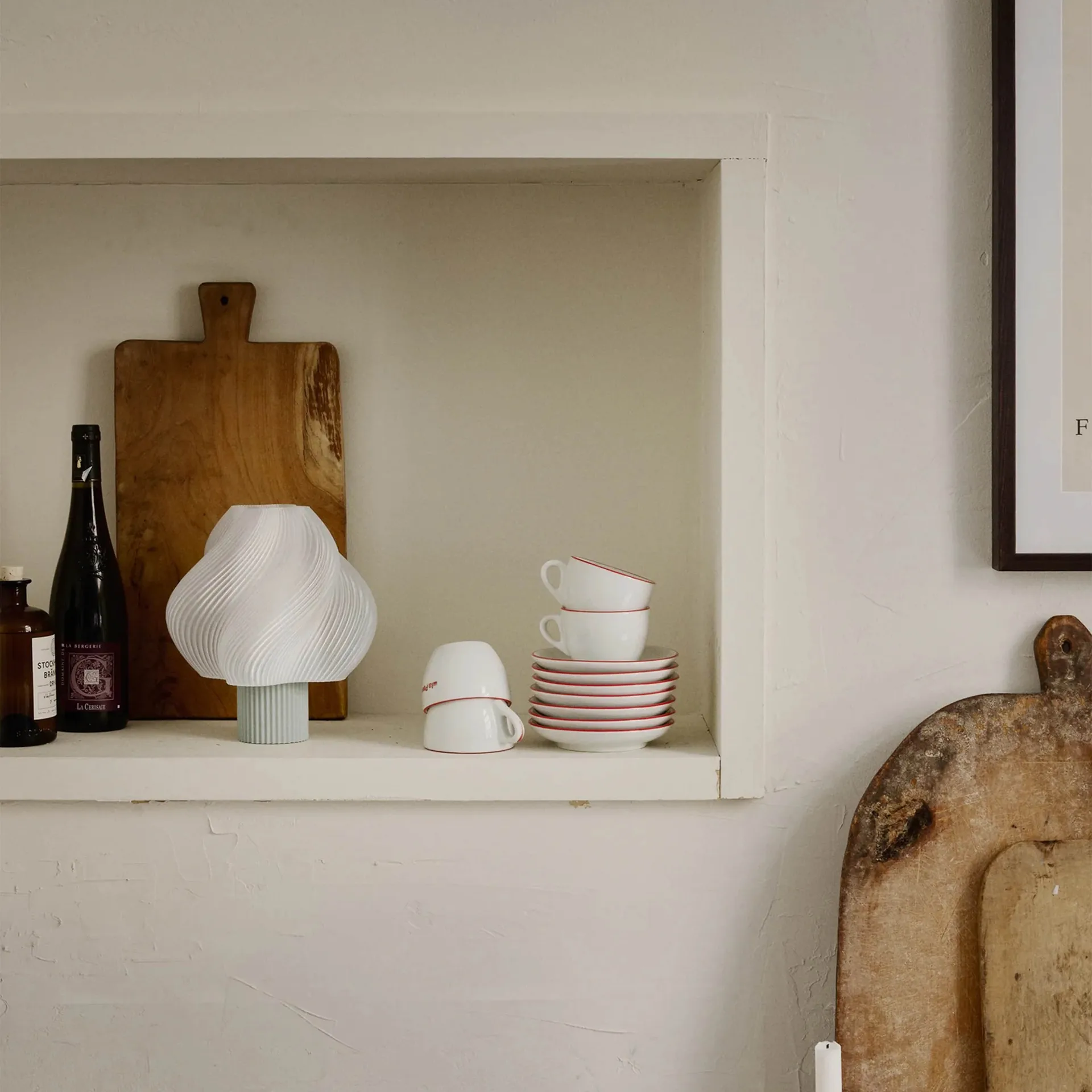 Soft Serve 便携式台灯, 抹茶色 23cm Crème Atelier