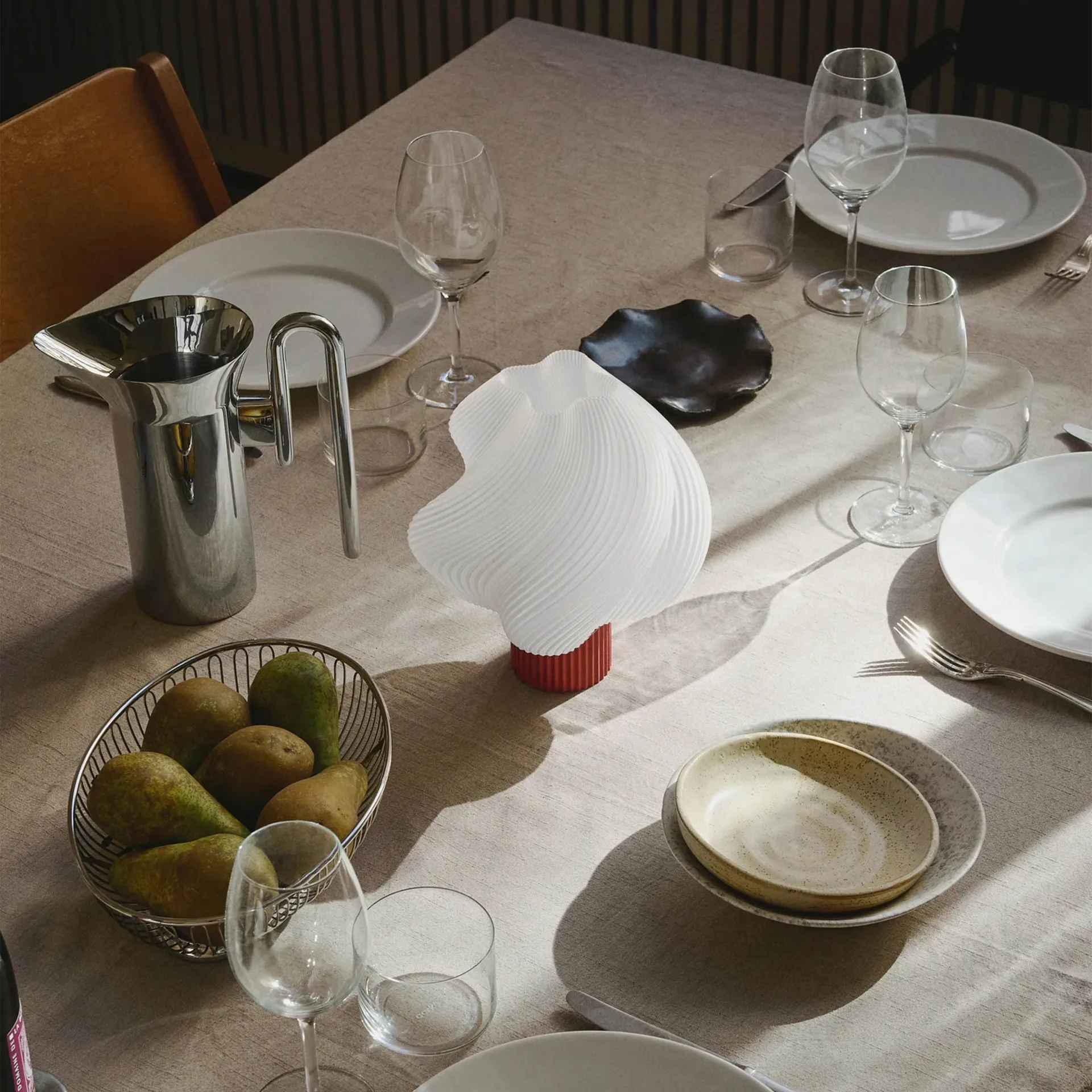 Soft Serve 便携式台灯, 大黄色 23cm Crème Atelier