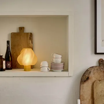 Soft Serve 便携式台灯 - 柠檬黄 23cm - Crème Atelier