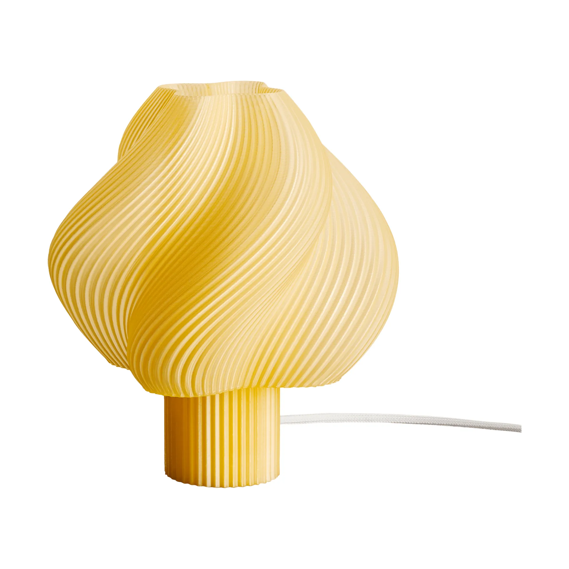 Soft Serve 台灯, 柠檬酒冰糕色_常规款_26 cm Crème Atelier