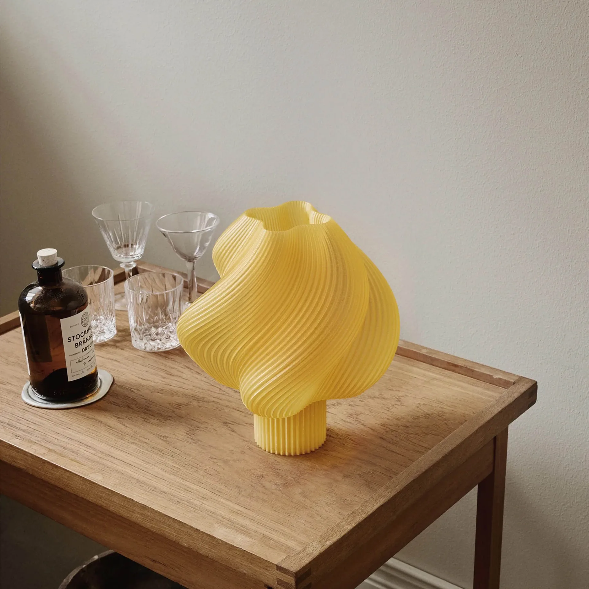 Soft Serve 台灯, 柠檬酒冰糕色_常规款_26 cm Crème Atelier