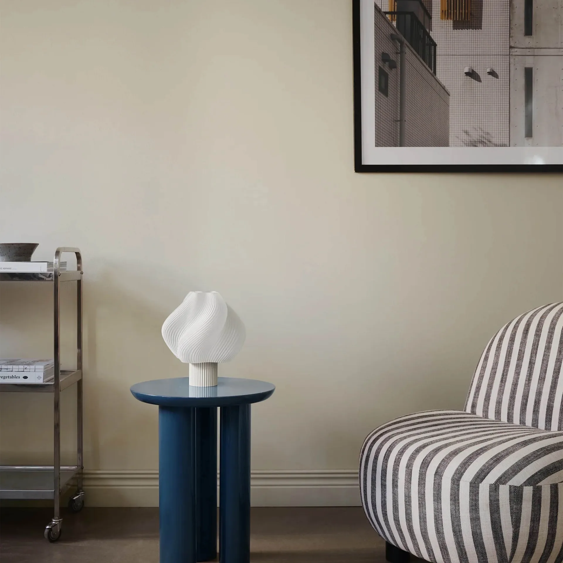 Soft Serve 台灯, 香草色豆形款 常规款 26cm Crème Atelier