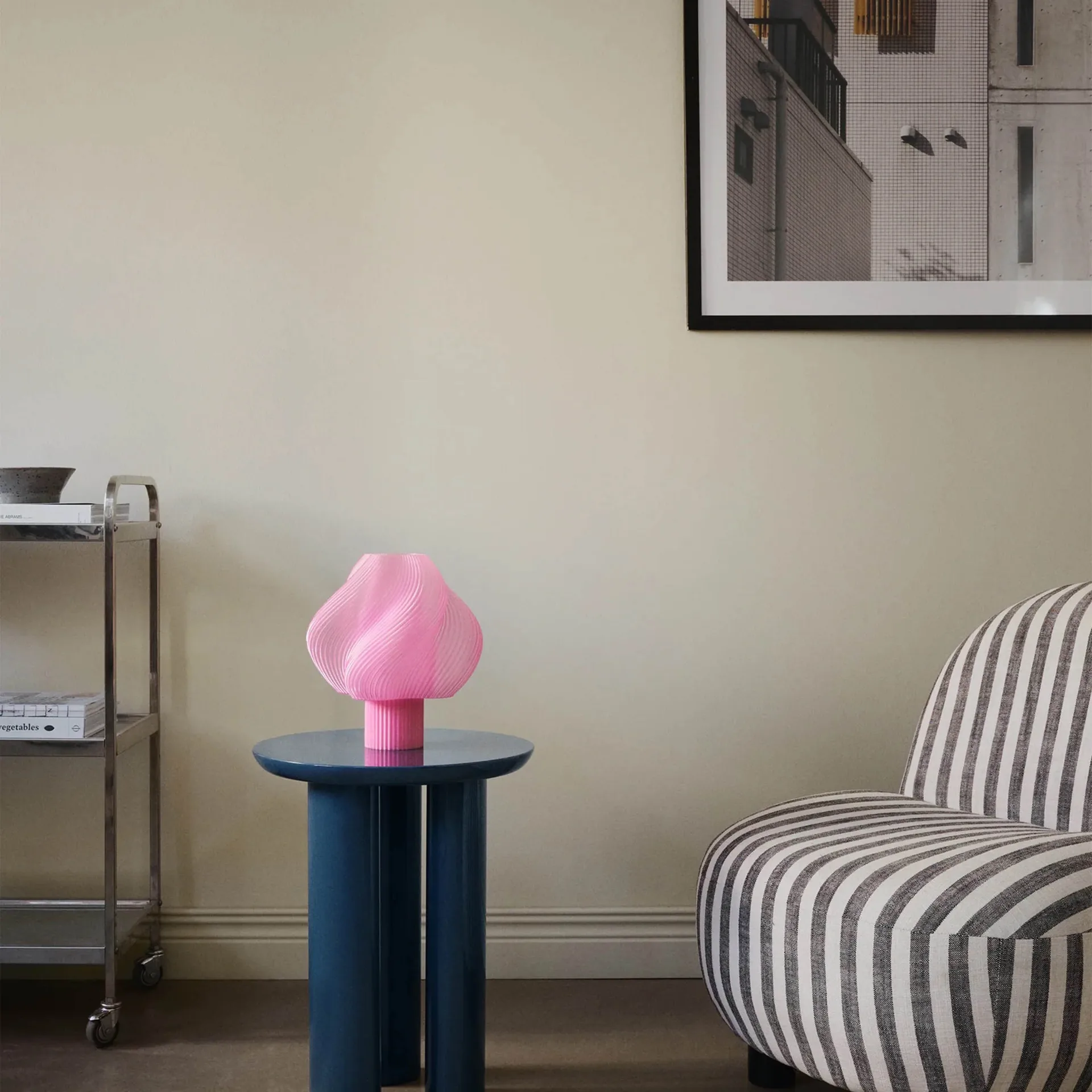 Soft Serve 台灯, 玫瑰色色 常规款 26cm Crème Atelier