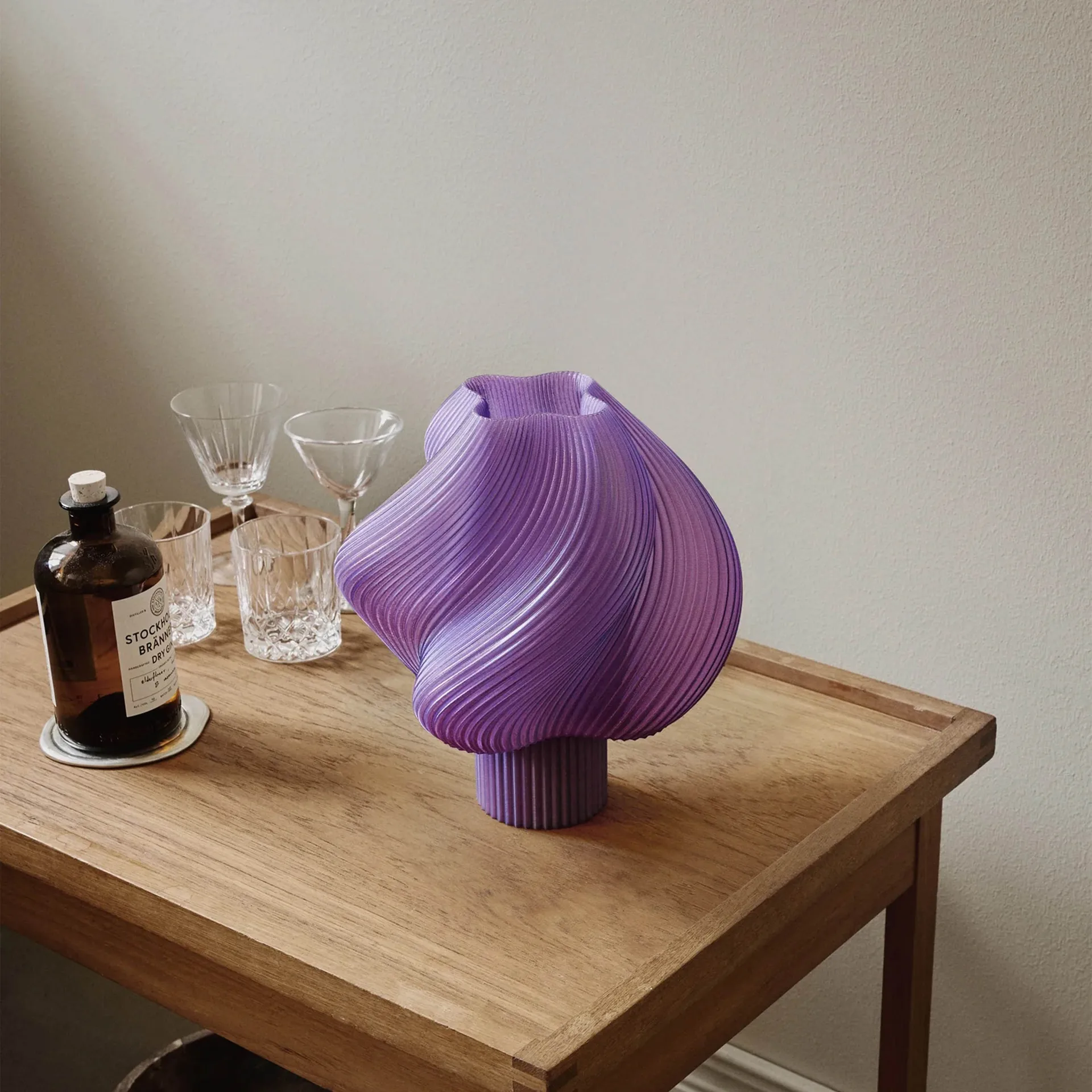 Soft Serve 台灯, 淡紫色色 常规款 26cm Crème Atelier