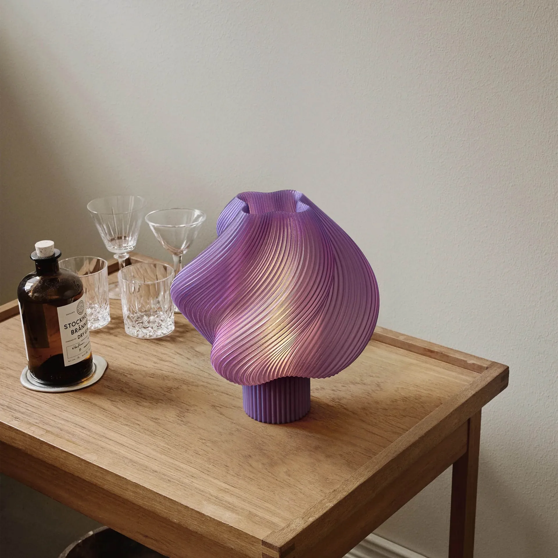 Soft Serve 台灯, 淡紫色色 常规款 26cm Crème Atelier