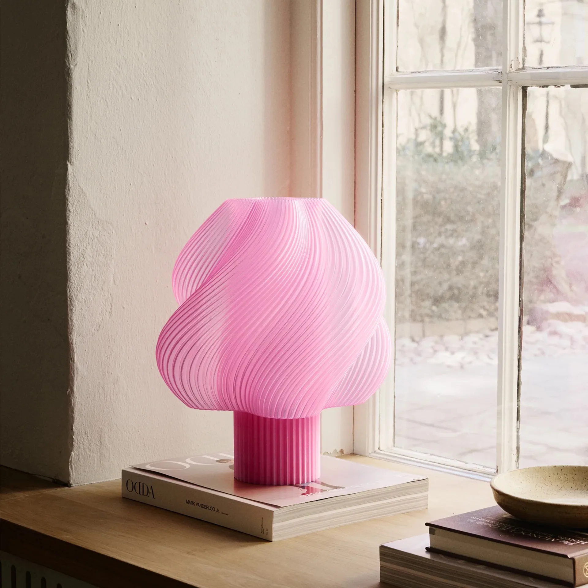 Soft Serve 台灯, 玫瑰冰糕色_加大款_34 cm Crème Atelier