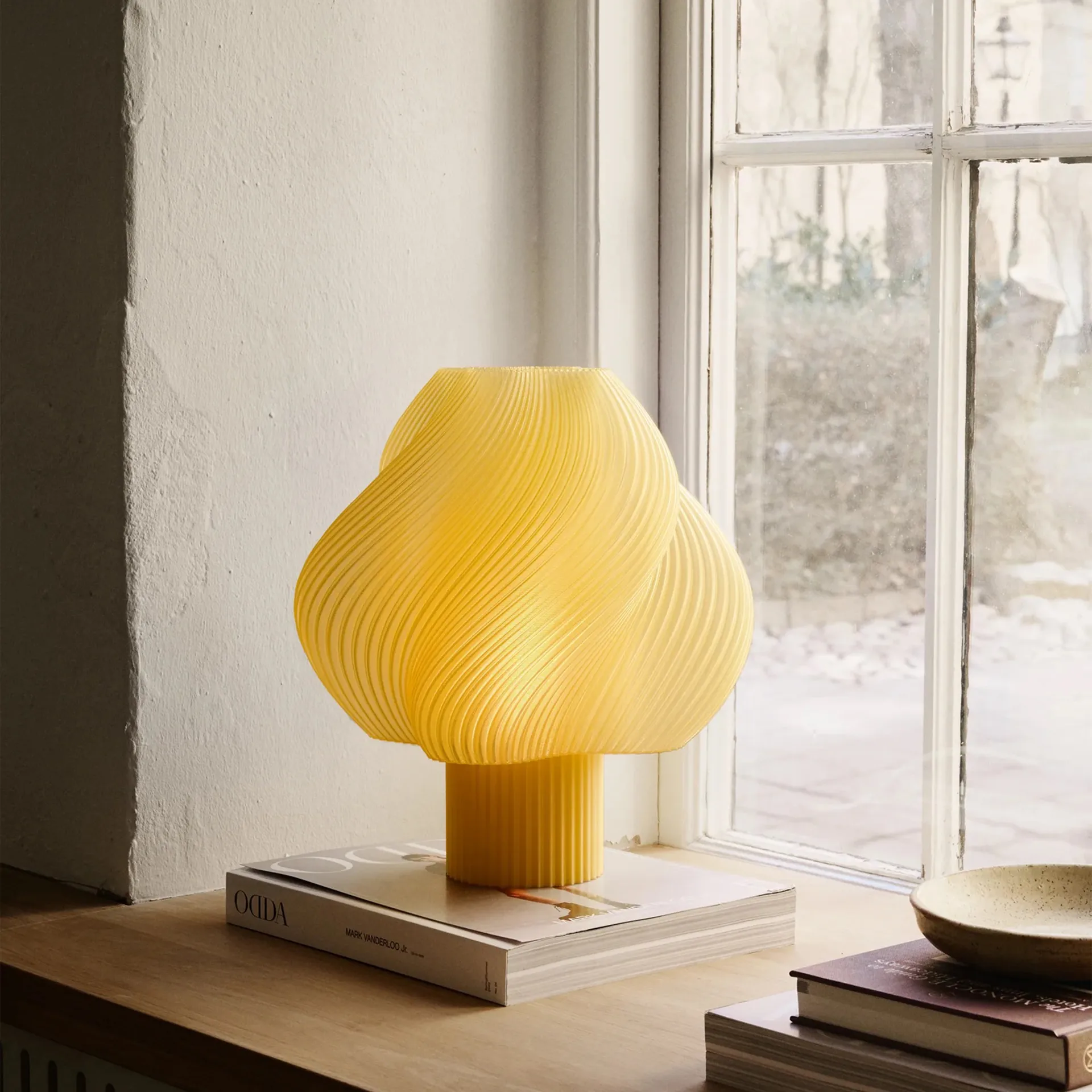 Soft Serve 台灯, 柠檬酒冰糕色_加大款_34 cm Crème Atelier