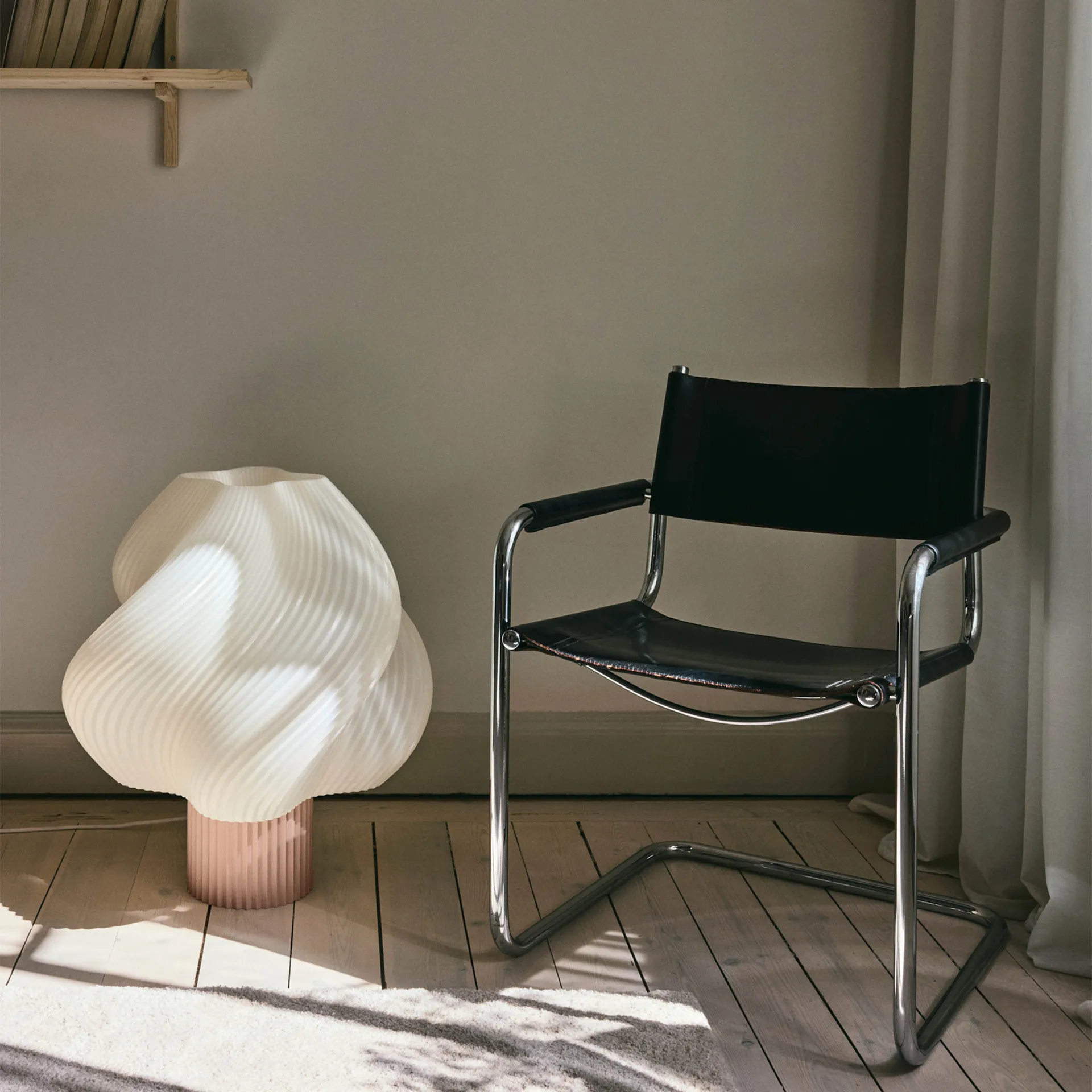 Soft Serve落地灯, 野草莓色 超大款 63cm Crème Atelier