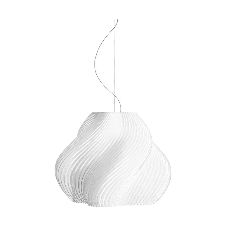 Soft Serve 吊灯 - 白色_铬色_Mega款_60cm - Crème Atelier