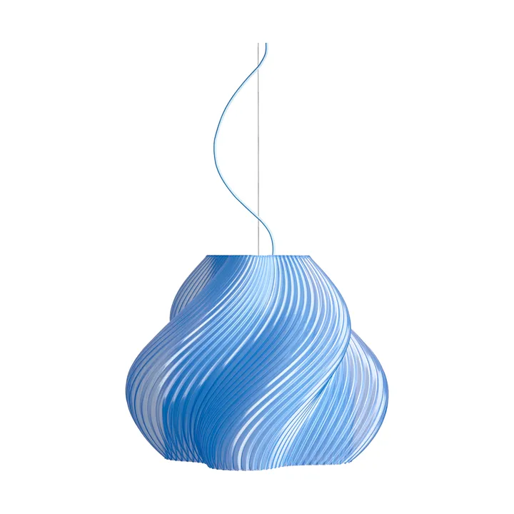 Soft Serve 吊灯 - 蓝莓冰糕款_铬色_Mega款_60cm - Crème Atelier