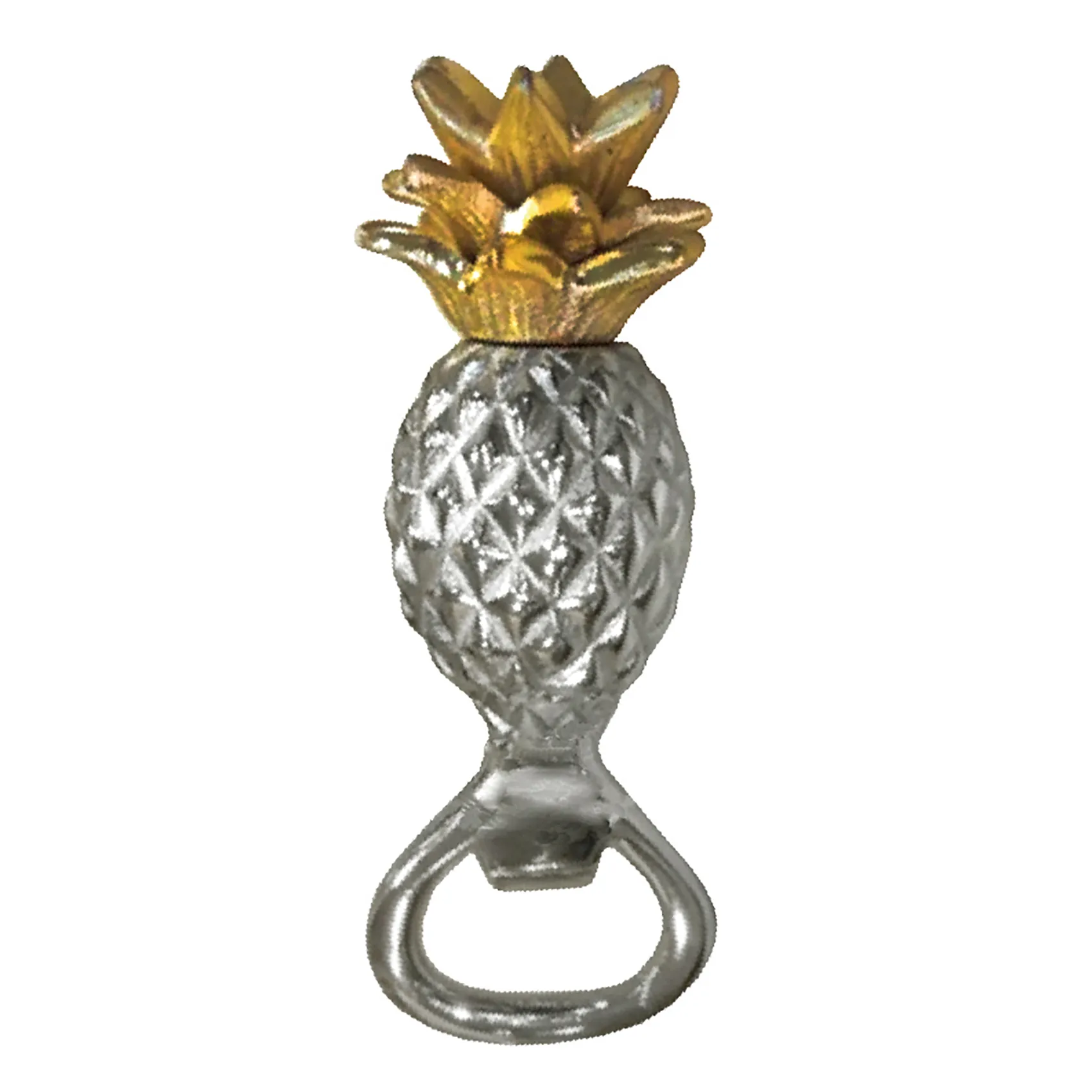 Pineapple bottle opener pineapple, 银色-gold Culinary Concepts